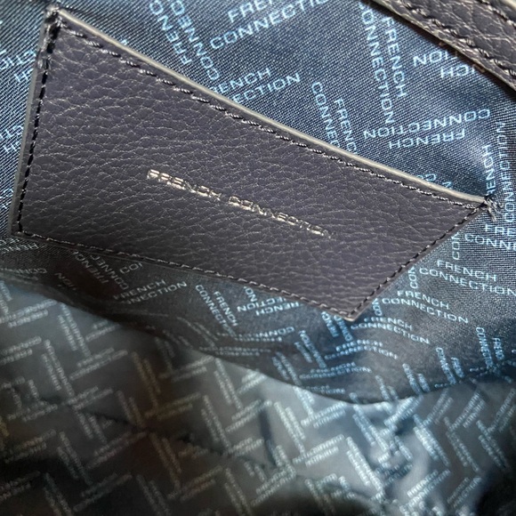 French Connection Lucia Straw Double Handle Tote Bag - Picture 10 of 15